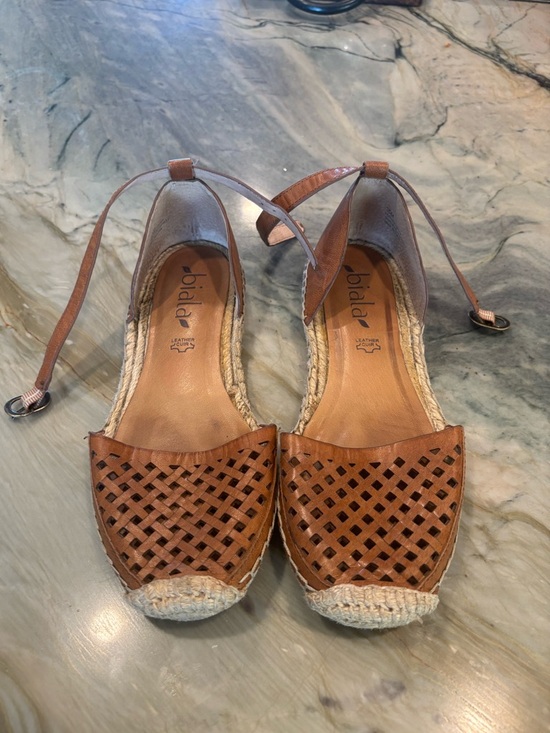 Biala Shoes - Biala Woven Leather Espadrille Sandals